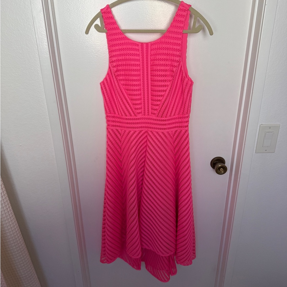 Womens Hot Pink Lilly Pulitzer Sleeveless Fit & Flare Dress